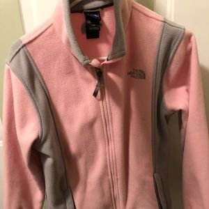 The North Face women’s fleece zip up jacket